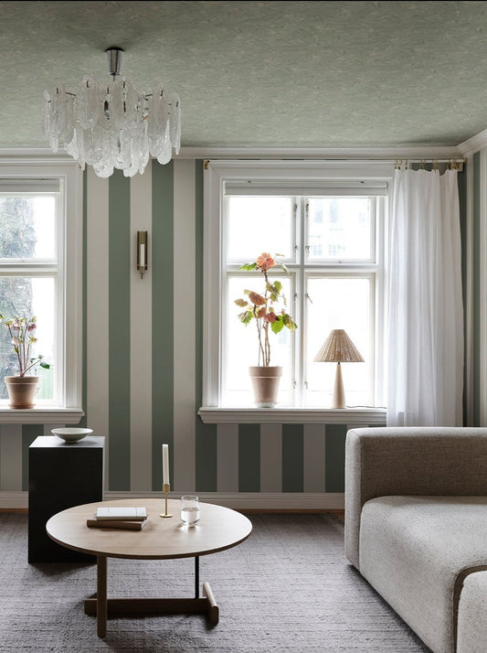 Magnus Forest Green - S10341 - Sandberg Wallpaper