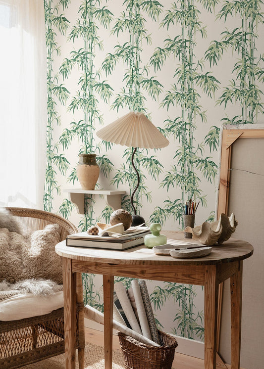leon, garden green - s10443 - sandberg wallpaper