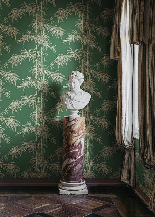 Leon, Green - S10445 - Sandberg Wallpaper
