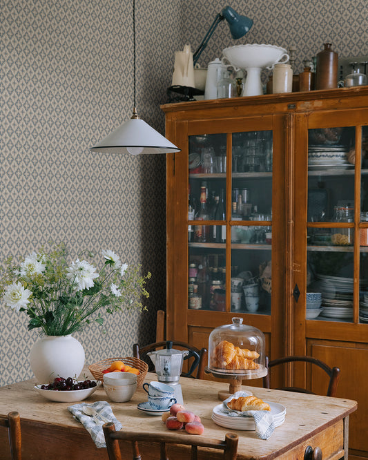 edvin indigo blue - s10456 - sandberg wallpaper