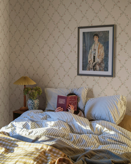 ewa, dusty pink - s10458 - sandberg wallpaper