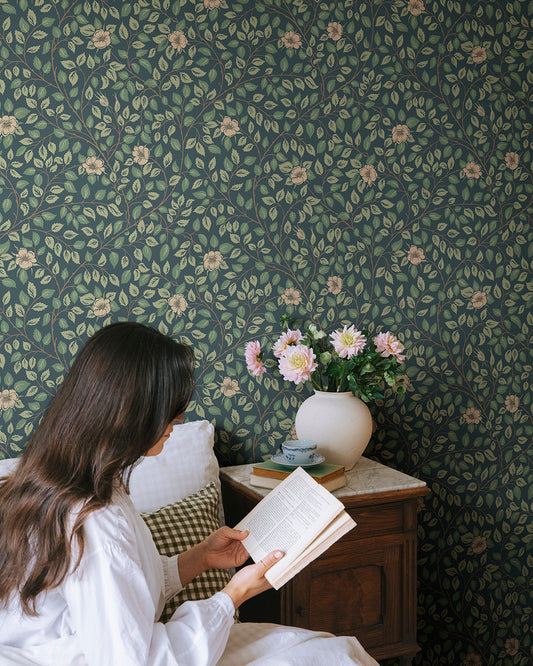 solliden midnight blue - s10465 - sandberg wallpaper