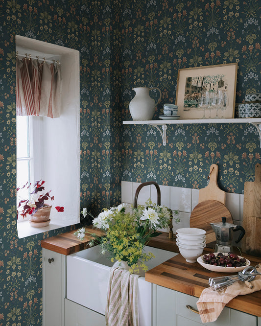 maj midnight blue - s10477 - sandberg wallpaper