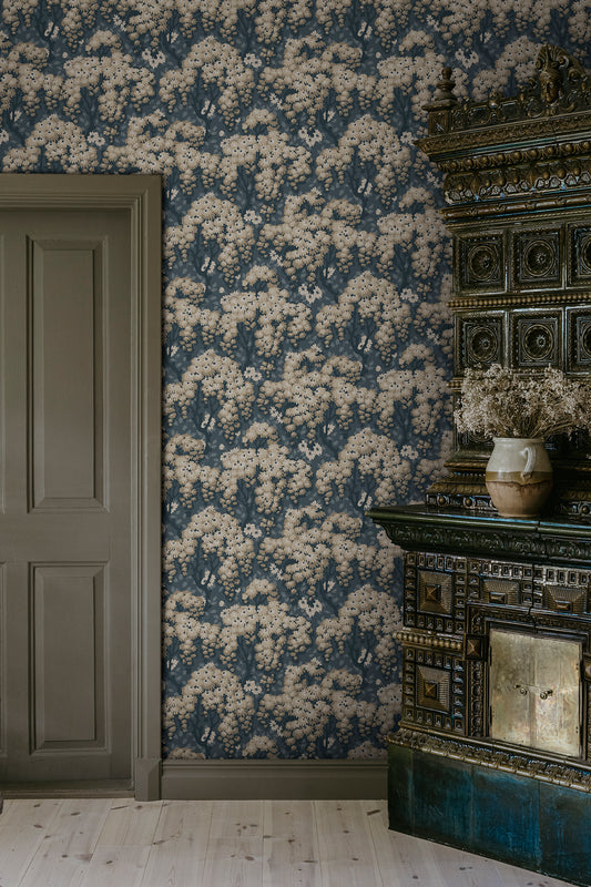 Ragnvi Midnight Blue - S10566 - Sandberg Wallpaper