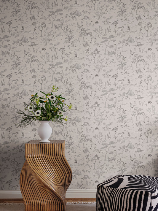 hollie, graphite - s10642 - sandberg wallpaper