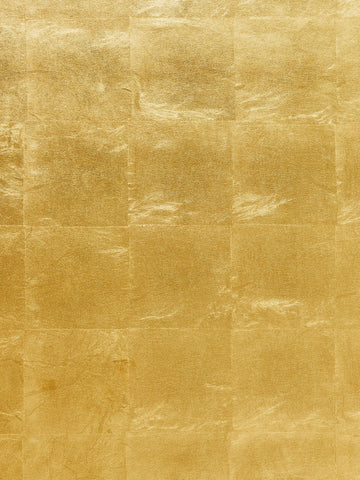 scalamandre - gold leaf gold metal wallpaper - sc 0001wp88334