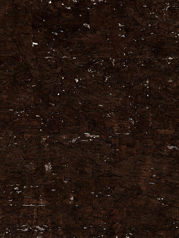 scalamandre - carbonized cork espresso and silver wallpaper - sc 0001wp88352