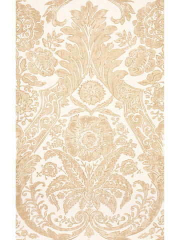 Scalamandre - Luciana Damask Print Sand Wallpaper - SC 0001WP88354