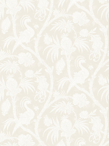 Scalamandre - Balinese Peacock Alabaster Wallpaper - SC 0001WP88355