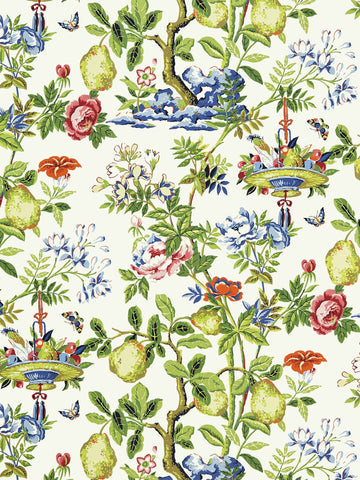 scalamandre - shantung garden bloom wallpaper - sc 0001wp88377