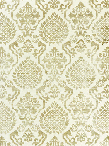 scalamandre - surat sisal burnished gold on cream wallpaper - sc 0001wp88378