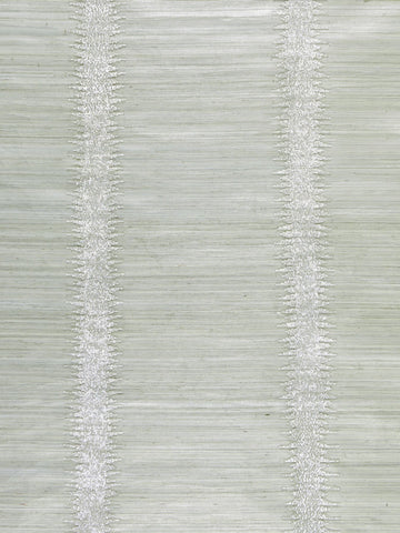 Scalamandre - Veronica Beaded Grasscloth Glacier Wallpaper - SC 0001WP88386