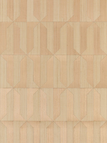 scalamandre - mezzo sisal natural and warm gold wallpaper - sc 0001wp88463