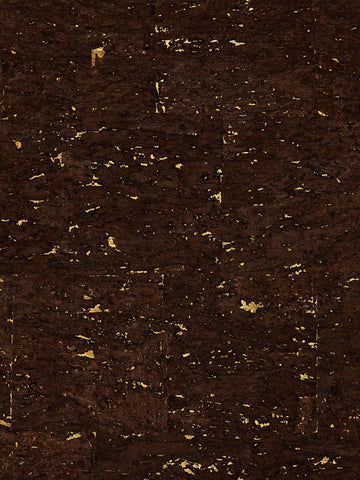 scalamandre - carbonized cork espresso and gold wallpaper - sc 0002wp88352