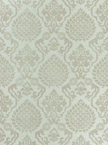 scalamandre - surat sisal burnished gold on mineral wallpaper - sc 0002wp88378
