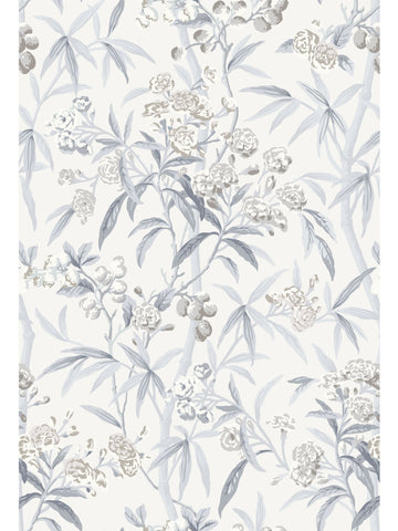 scalamandre - lanai silver mist wallpaper - sc 0002wp88431