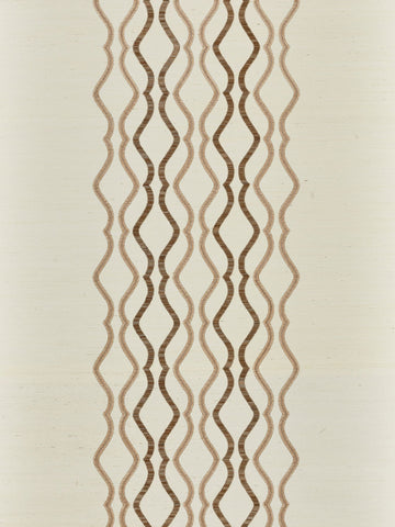 scalamandre - valentina embellished sisal shell wallpaper - sc 0002wp88447
