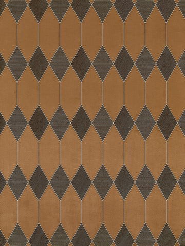scalamandre - cadence bronze wallpaper - sc 0002wp88460