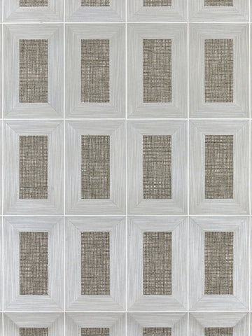 scalamandre - libro woven alloy wallpaper - sc 0002wp88474