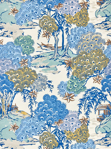 scalamandre - sea of trees blue ridge wallpaper - sc 0002wp88553