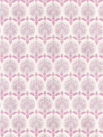 scalamandre - karanfil block print rose petal wallpaper - sc 0002wp88560