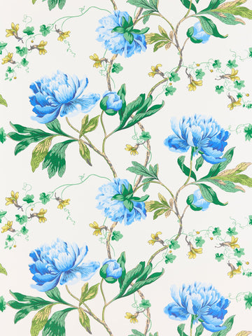 scalamandre - isadora bluebonnet wallpaper - sc 0002wp88562