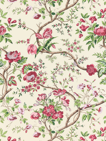 scalamandre - persephone heirloom rose wallpaper - sc 0002wp88563