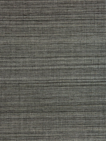 scalamandre - strie sisal graphite wallpaper - sc 0003wp88339