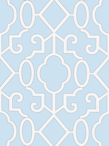 scalamandre - ming fretwork cloud wallpaper - sc 0003wp88356