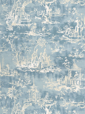 scalamandre - summer palace sky wallpaper - sc 0003wp88357