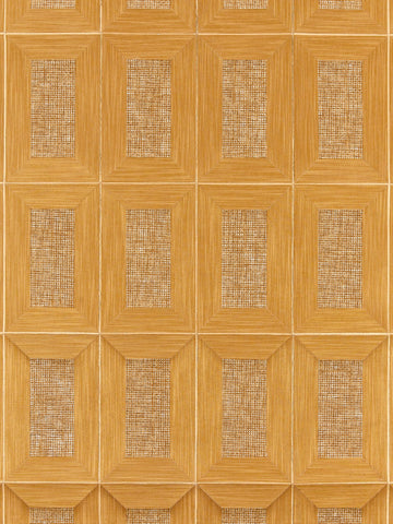 scalamandre - libro woven golden wallpaper - sc 0003wp88474