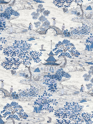 scalamandre - satomi evening blue wallpaper - sc 0003wp88554