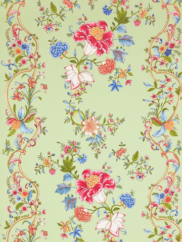 scalamandre - camellia trellis seafoam posey wallpaper - sc 0003wp88566