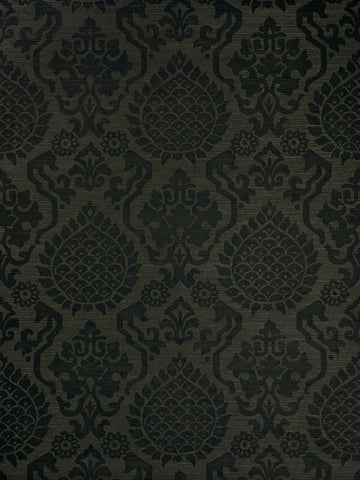 scalamandre - surat sisal jet wallpaper - sc 0004wp88378