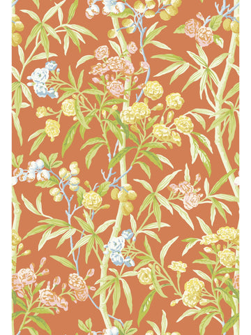 scalamandre - lanai guava wallpaper - sc 0004wp88431