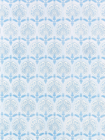 scalamandre - karanfil block print sky wallpaper - sc 0004wp88560