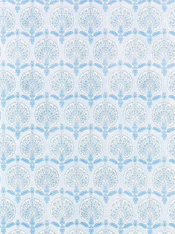 Scalamandre - Karanfil Block Print Sky Wallpaper - SC 0004WP88560