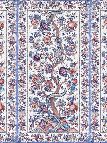 Scalamandre - Metropolitan Palampore Red Multi Mural Mural - SC 0004WP88567