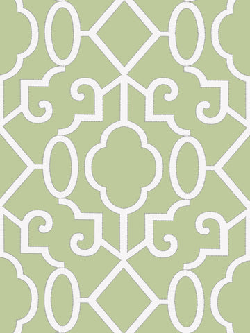 Scalamandre - Ming Fretwork Pear Wallpaper - SC 0005WP88356