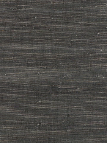 Scalamandre - Textured Sisal Anthracite Wallpaper - SC 0006WP88343