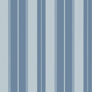 NORFOLK STRIPE - French Blue - Thibaut - T44046 - STRIPES & CHECKS RESOURCE