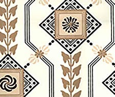 Quadrille - Vanderpoel Stripe - 302400W - Black Sienna