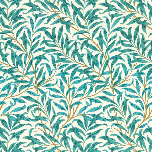 Clarke & Clarke - Willow Boughs - Teal wallpaper - W0172/05.CAC.0