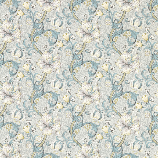 Clarke & Clarke - Golden Lily - Slate wallpaper - W0174/02.CAC.0
