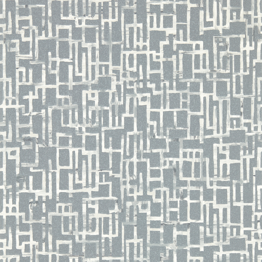 Clarke & Clarke - Quadrata - Steel wallpaper - W0184/03.CAC.0