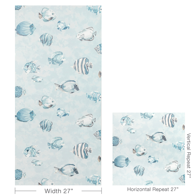 kravet design - great reef wallpaper - surf