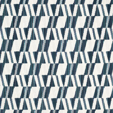 Bossa Nova Velvet Peacock Fabric - W72810 - Thibaut Fabric