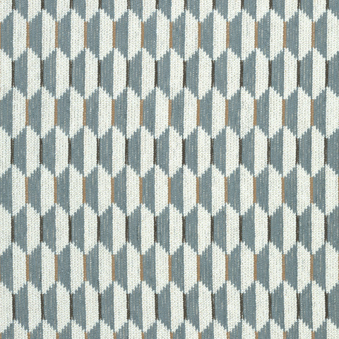 Optica Aqua Fabric - W73354 - Thibaut Fabric