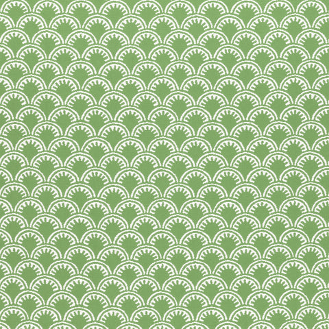 Maisie Kelly Green Fabric - W74637 - Thibaut Fabric