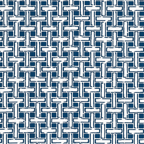 Panama Matelasse Navy Fabric - W81643 - Thibaut Fabric